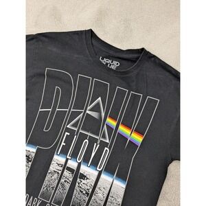 Liquid Blue Pink Floyd The Dark Side of the Moon T Shirt Black Mens Size M